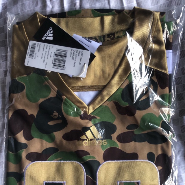 Bape x Adidas SB Jersey 'Green' DW9285 US S