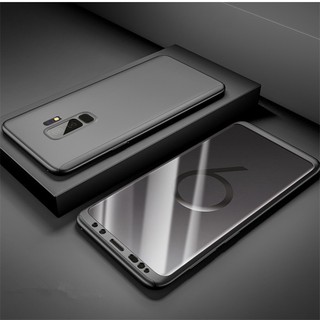 360 ความคุ้มครองเต็มรูปแบบ เคสมือถือสำหรับ Samsung Galaxy A8 Plus 2018 Case เคสแข็ง