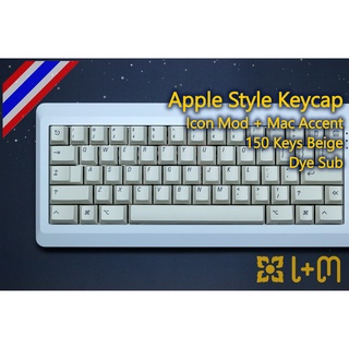 ภาพหน้าปกสินค้าApple Style Keycap - Cherry Profile PBT Dye-Sub Keycap Set ที่เกี่ยวข้อง