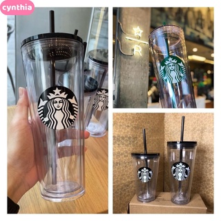 ขนาด473/710นิ้ว STARBUCKS Starbucks 2ชั้น cup1 cynthia