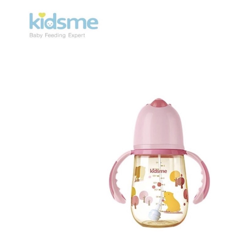 kidsme-ขวดนมคอกว้าง-ppsu-รุ่น-teddy-bear-240-ml