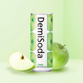 DEMISODA  APPLE เดมี่โซดา รสแอปเปิ้ล 250ml.