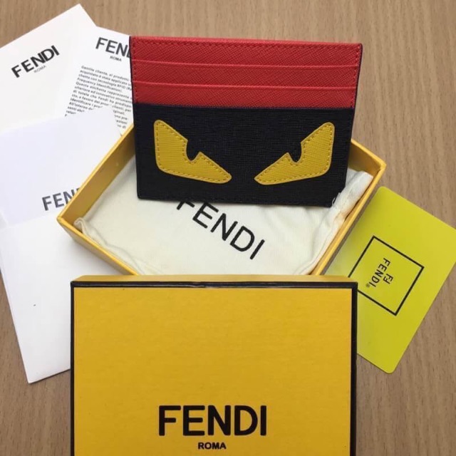 fendi-card-holder-อุปกรณ์-กล่อง-ถุงผ้า-การ์ด