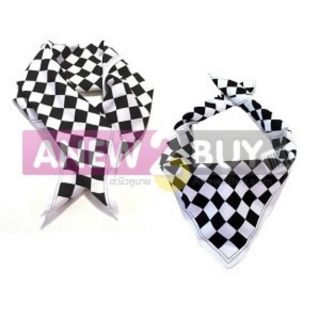 ผ้าลายตารางหมากรุก (Bandana Checkered Scarf Headband)