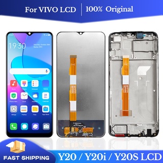 หน้าจอสัมผัส LCD 6.51 นิ้ว พร้อมกรอบดิจิทัล สําหรับ vivo Y20 V2029 Y20i V2027 V2032 Y20s