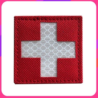 [1.18]Reflective Medic Patches Tactical Medical Patches Hook-Fastener Backing