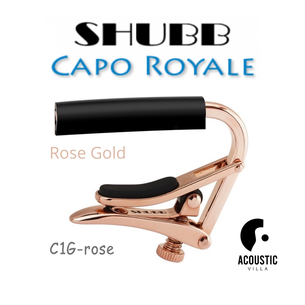 คาโป้-shubb-c1rg-capo-royale-rose-gold-for-steel-string-guitar