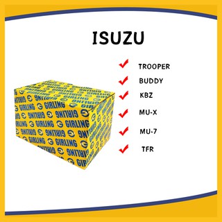 ผ้าเบรค Isuzu trooper,buddy,tfr,kbz,mu-x,mu-7 อีซูซุ มิวเอ็ก มิวเซเว่น บัดดี้ ทรูปเปอร์ เคบีแซด ทีเอฟอาร์ ผ้าเบรก เบรค