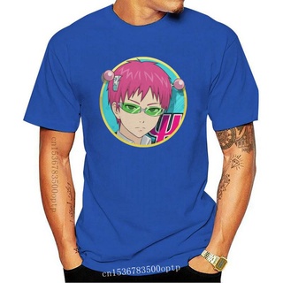 [S-5XL] ใหม่ เสื้อยืดคอกลม แขนสั้น ผ้าฝ้าย แบบนิ่ม พิมพ์ลาย Saiki K Kusuo No Psi Nan สไตล์ฮาราจูกุ คลาสสิก แฟชั่นฤดูร้อน