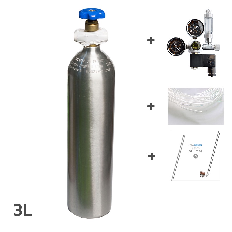 โปรชุดถัง-co2-3l-พร้อมเรกกูเรเตอร์-หัวดิฟ-พร้อใช้งาน