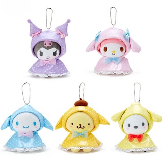 พวงกุญแจ จี้ตุ๊กตา Melody Cinnamoroll Kuromi Sanrio ของเล่นสําหรับเด็ก