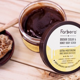 Farbera Brown Sugar & Honey Body Scrub 200g. สุดยอดสครับผิวให้ขาวสวย