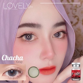 chacha love gray 🤍 รุ่นตัดขอบสีเทาฉ่ำนัว ขนาดโตกว่าตา ใส่สวย