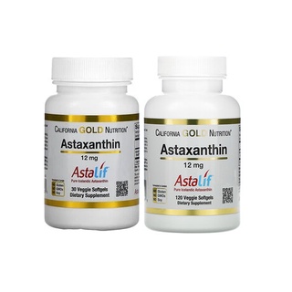 ภาพหน้าปกสินค้าCalifornia Gold Nutrition, Astaxanthin, AstaLif Pure Icelandic, 12 mg  แอสต้าแซนติน ที่เกี่ยวข้อง