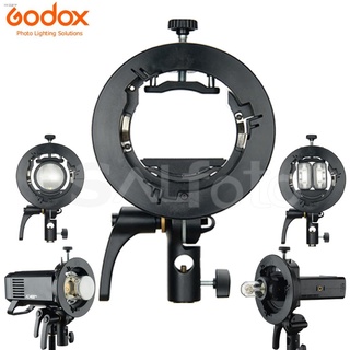 Godox S2 Speedlite Bracket S1 Updated S-Type เมาท์ขาตั้งไฟแฟลชสําหรับ Godox V1 V860II AD200 AD400PRO TT600 Softbox