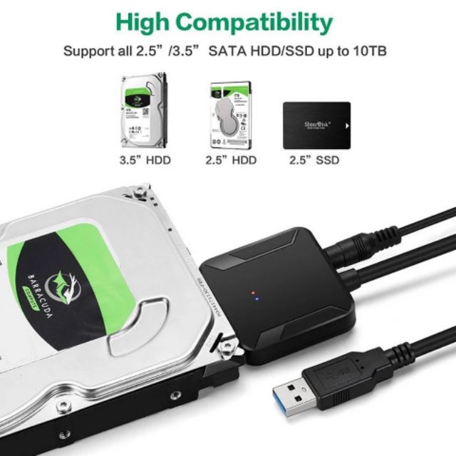 usb-3-0-ไปยัง-sata-adapter-adapter-cable-22pin-sataiii-to-usb3-0-อะแดปเตอร์สำหรับ-2-5-sata-hdd-ssd-ไม่มีadapterแถม