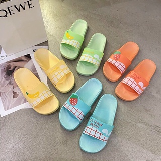 รองเท้าแตะ ผลไม้สุดหน้ารัก (Super Cute Fruit Slippers) รองเท้าแตะยางพื้นนุ่ม