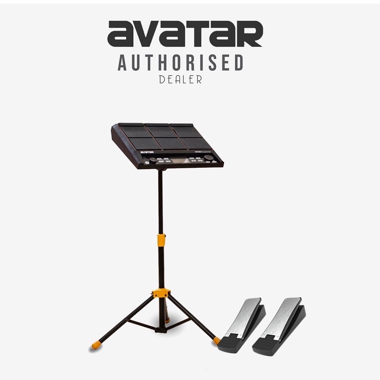 avatar-pd705-กลองไฟฟ้า-percussion-pad-เชื่อมโปรแกรมด้วย-usb-เนื้อเสียงสมจริง-มีให้เลือก608เสียง-ประกันศูนย์ไทย