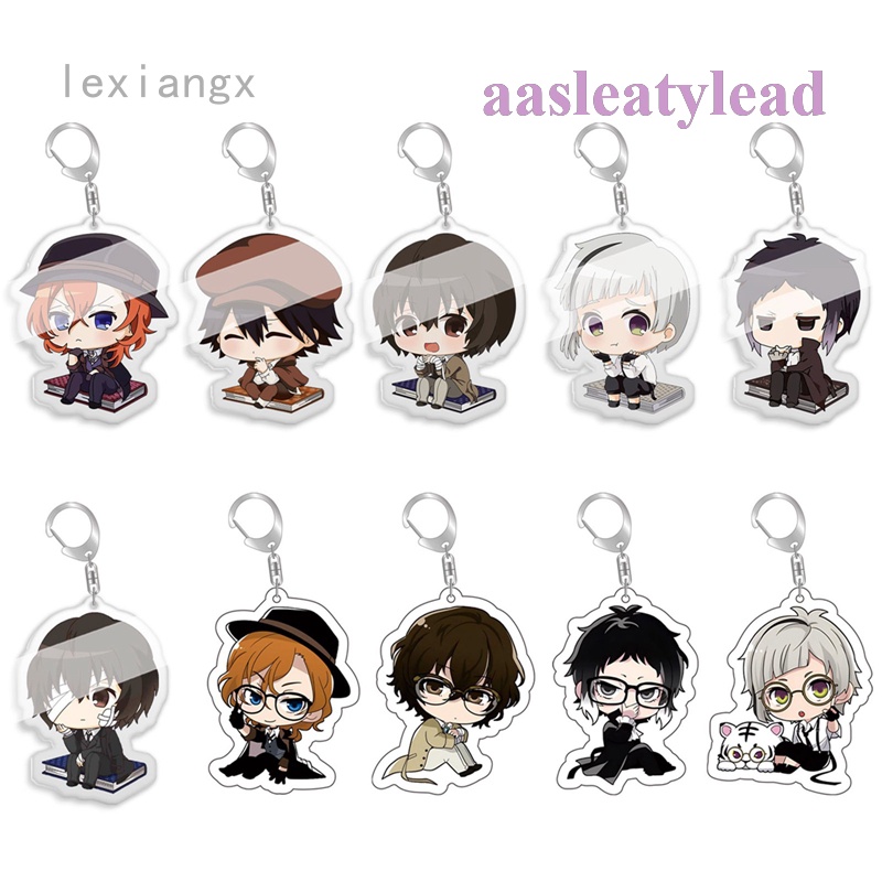 aasleaty-พวงกุญแจ-จี้อะคริลิค-รูปอนิเมะ-bungou-stray-dogs-atsushi-nakajima-dazai-chuya-1-ชิ้น