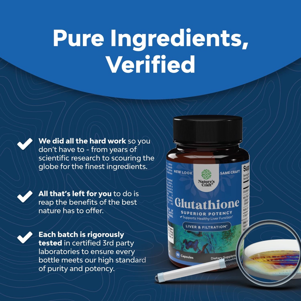 natures craft glutathione superior potency Page 1 - Reviews - Nature's Craft, Glutathione, 120 Capsules Glutathione Supplement - Strongest DNA