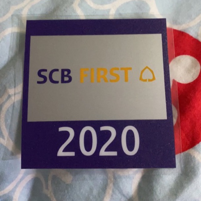 สติกเกอร์จอดรถ scb first หรือ wisdom สำหรับปี 2020 | Shopee Thailand