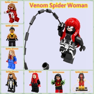 ของเล่นตัวต่อ ตุ๊กตา Marvel Spider-Man Woman สําหรับเด็ก