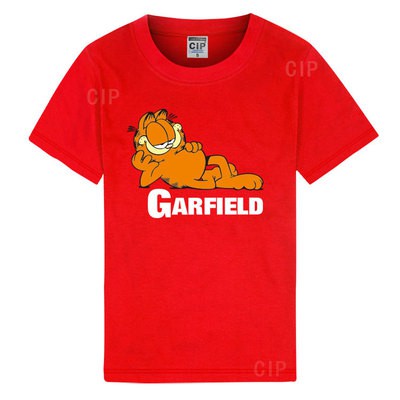 เสื้อยืดผ้าฝ้ายพิมพ์ลายขายดี-เสื้อยืดที่คุณต้องการ-new-garfield-graphic-tees-t-shirt-couple-summer-tshirt-men-shirt-love