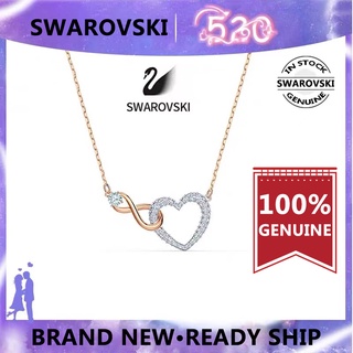 ภาพหน้าปกสินค้าของแท้ 100% Swarovski necklace  Eternal Love Necklace Clavicle Chain ที่เกี่ยวข้อง