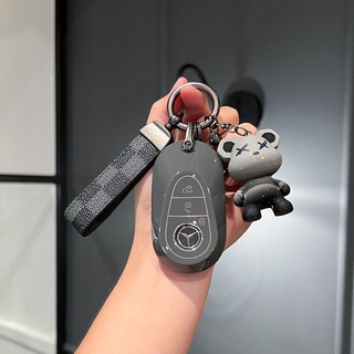 BENZ เคสกุญแจรถยนต์ ปลอกกุญแจ Key cover การออกแบบแฟชั่น การ์ตูน 3D พวงกุญแจ
