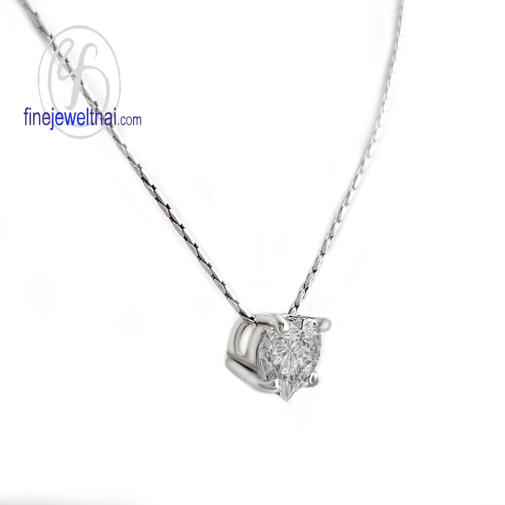 finejewelthai-จี้-เพชร-จี้เพชร-เพชรพรีเมียม-pendant-silver-diamond-cz-p1068cz00e-h