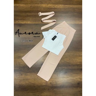 Aurora Brand: Setเสื้อ+มาพร้อมกางเกงขายาว