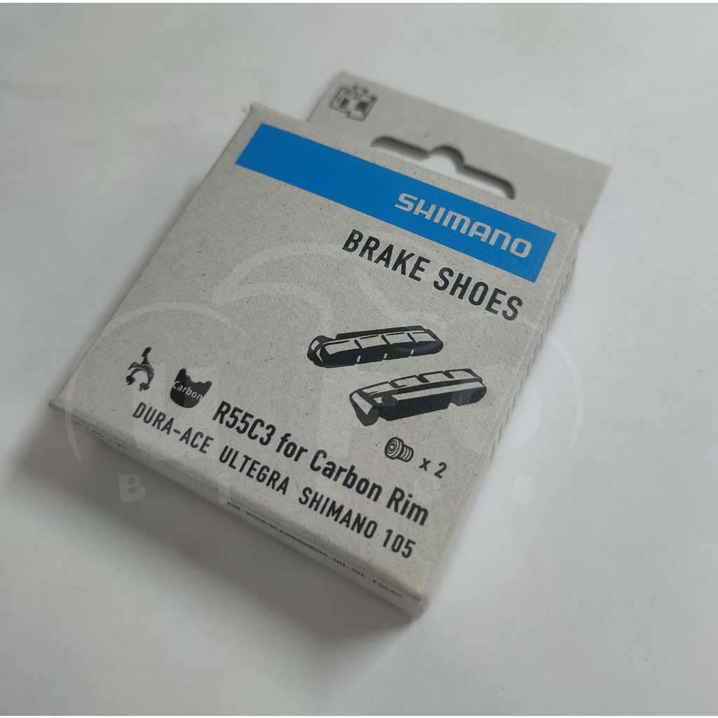 แผ่นยางเบรคเสือหมอบ SHIMANO R55C3 ล้อคาบอน | Shopee Thailand