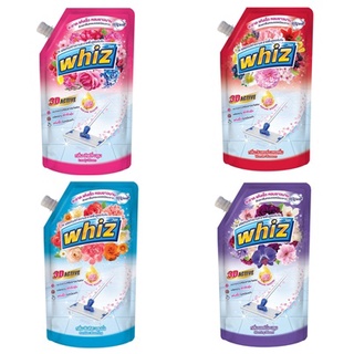 (4 สูตร) Whiz 3D Active Concentrated Floor Cleaner วิซ น้ำยาถูพื้นสูตรเข้มข้น 800 มล.