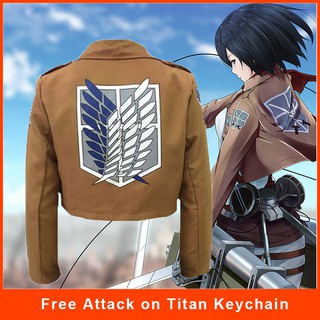 เสื้อแจ็กเก็ต คอสเพลย์ attack on titan