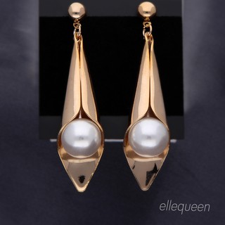 ElleQueen เครื่องประดับต่างหูสไตล์มินิมอล