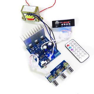 tda 2030 a 2 . 1 3 channel แผ่นบอร์ดโมดูลขยายเสียงสเตอริโอ 18 wx 2+30 w dysunbey