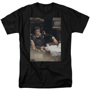 ㍿○เสื้อยืดแขนสั้นพิมพ์ลาย pulp fiction