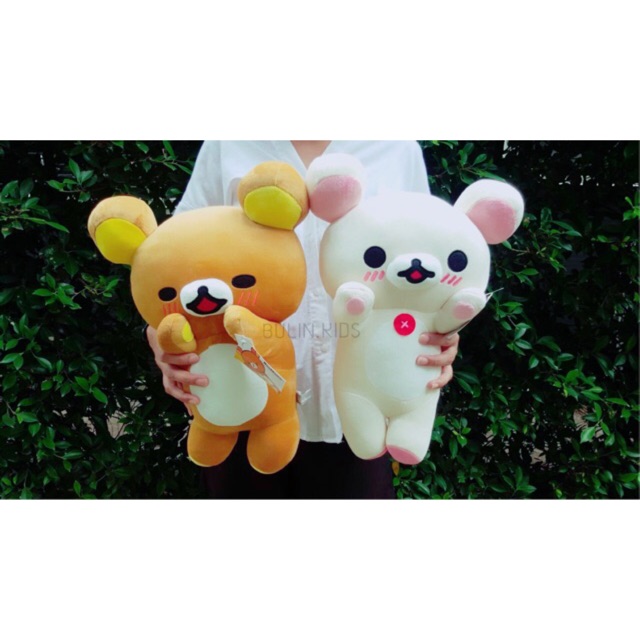 rilakkuma-ตุ๊กตาคุมะ-amp-โคริ-นุ่มนิ่ม-หน้าเขิล-16-ลิขสิทธิ์แท้100