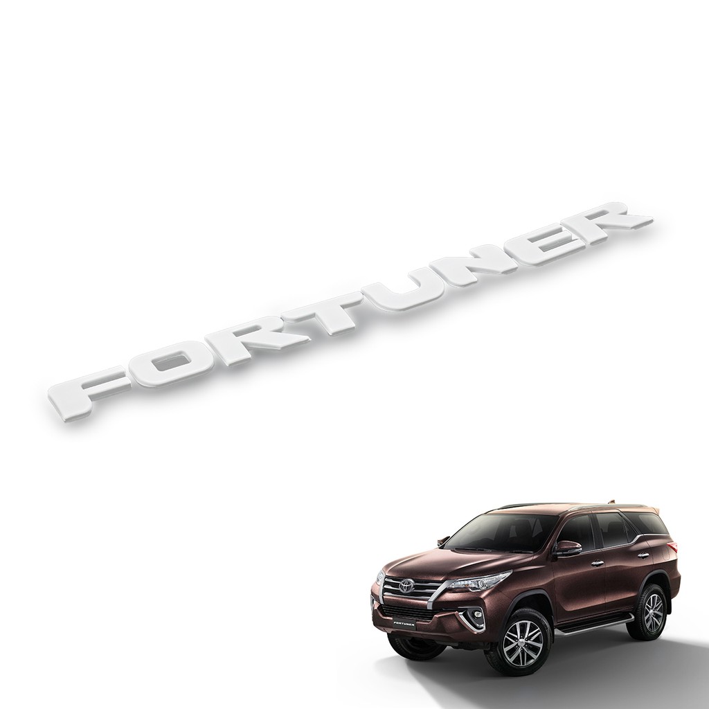 โลโก้แปะฝากระโปรงหน้า-fortuner-โตโยต้า-ฟอร์จูนเนอร์-สี-ขาว-fortuner-toyota-4-ประตู-ปี2016-2018