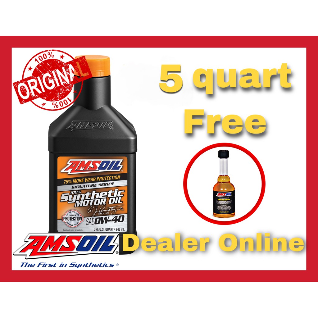 amsoil-signature-series-sae-0w-40-น้ำมันเครื่องสังเคราะห์แท้-100