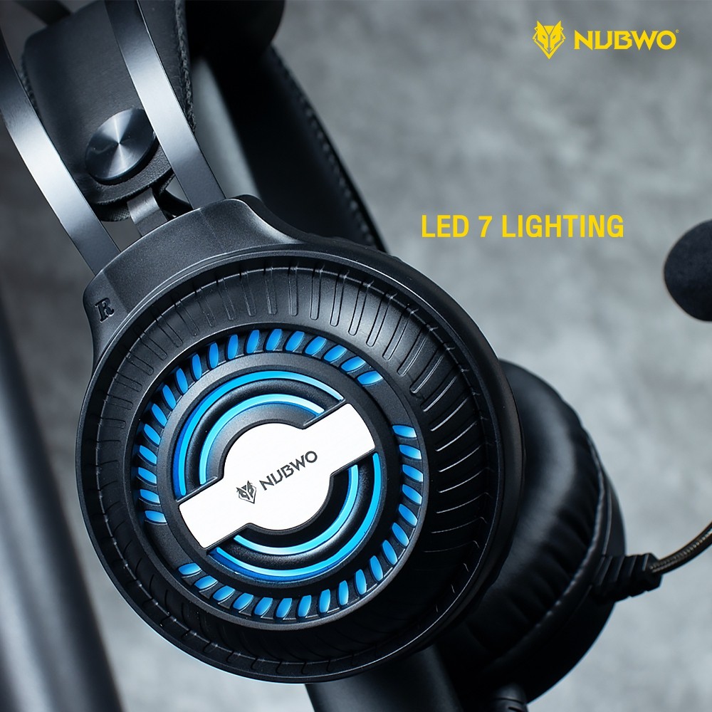 ภาพสินค้าหูฟังเกมมิ่ง Nubwo N1 PRO Gaming Headset หูฟังคอม หูฟัง Stereo ประกันศูนย์ 1 ปี จากร้าน huskshop บน Shopee ภาพที่ 1