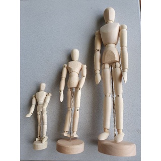 Magnetic Manikin giorgione โมเดลคนไม้ ขนาด 12 ,8,และ 5.5 นิ้ว