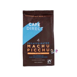 กาแฟคาเฟ่ไดเร็ค Cafedirect Machu Picchu Decaffeinated Roast and Ground Coffee 227g.