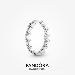 พร้อมส่ง!Pandora แหวน รูปหัวใจ มือฟรี