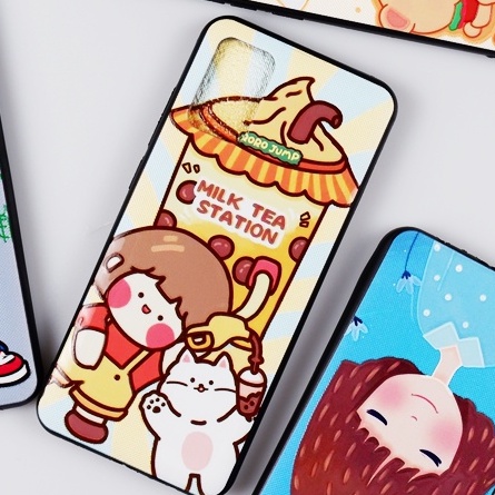 เคส-samsung-a02s-เคสหลังแข็งด้าน-สกรีนการ์ตูนเงา-ขอบนิ่ม