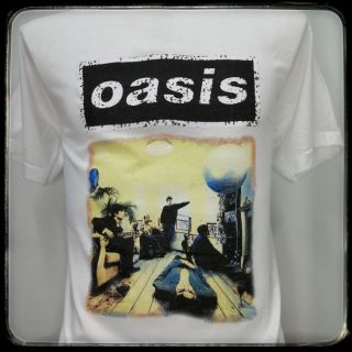 🇺🇸​เสื้อวงOasis​สีขาวผ้าบาง​🇺🇸