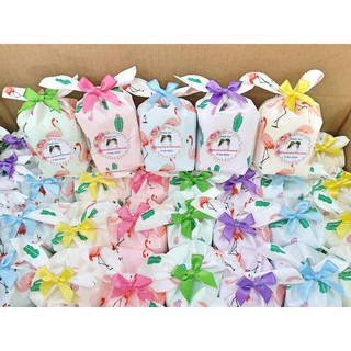 ผ้าเช็ดหน้านาโนคละสี หูกระต่าย 50 ชิ้น (ไม่รวมป้ายชื่อนะคะ) ของชำร่วย ของแจก ของแถม ของที่ระลึก ของชำร่วยงานแต่ง