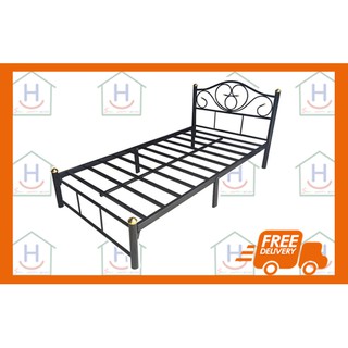 เตียงเหล็กราคาประหยัด3.5ฟุต เตียงเหล็กNO.1200 เตียงเหล็ก3.5ฟุต เตียงเหล็ก เตียง3.5ฟุตพื้นระแนง เตียงเหล็กSingle size