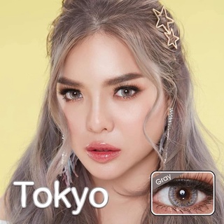 คอนแทคเลนส์ รุ่นTokyo Gray  &gt;&gt;แบบสายตาสั้นและแฟชั่น