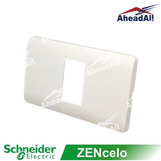 ฝาครอบ 1 ช่อง ZENcelo Schneider A8401SH_WE